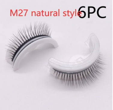 Reusable 3D Mink Lashes Natural False Eyelashes Self Adhesive Fake Glue Free Makeup Eyelash Extension Silk Reusable 3D Mink Lashes Natural False Eyelashes Self Adhesive Fake Glue Free Makeup Eyelash Extension Silk